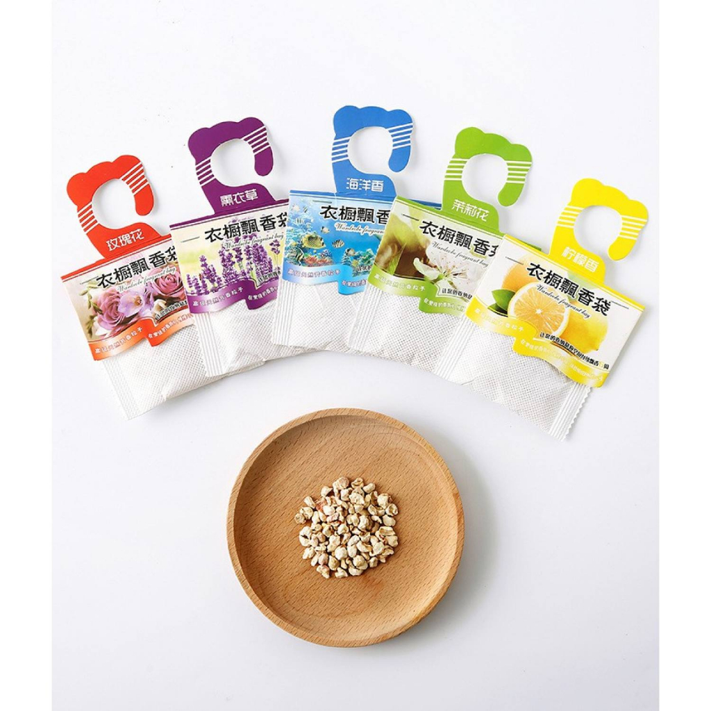 Combo 5 túi thơm thảo mộc hương liệu thiên nhiên, túi thơm treo phòng, tủ quần áo, nhà vệ sinh..nhiều mùi