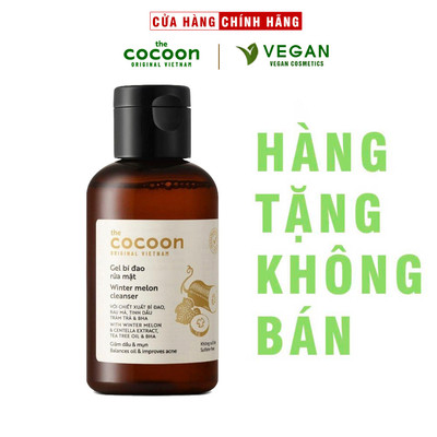 Gel bí đao rửa mặt Cocoon 140ml thuần chay (Winter melon cleanser)