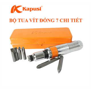Bộ tô vít đóng đảo chiều 7pc kapusi k-7192. tô vít đóng cao cấp