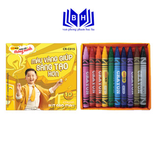 Sáp màu colokit cr-c015 - 10 màu - sáp màu thiên long colokit cr-c015