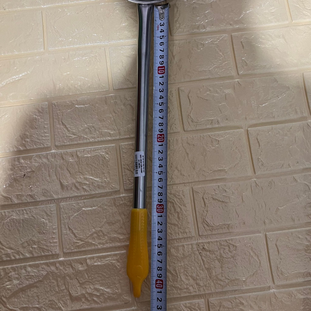 Gáo Múc Nước Lèo Inox Cán Dài Bọc Nhựa Zise 16cm