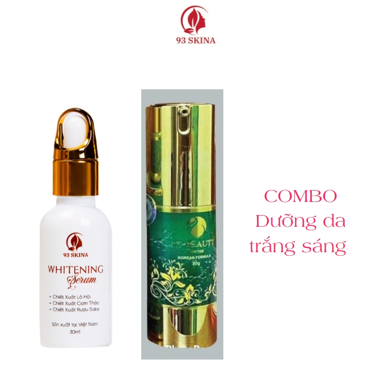Serum dưỡng trắng da căng bóng Đánh Bay thâm Nám Tàn Nhang Dưỡng Da Trắng Sáng Tự Nhiên 93skina