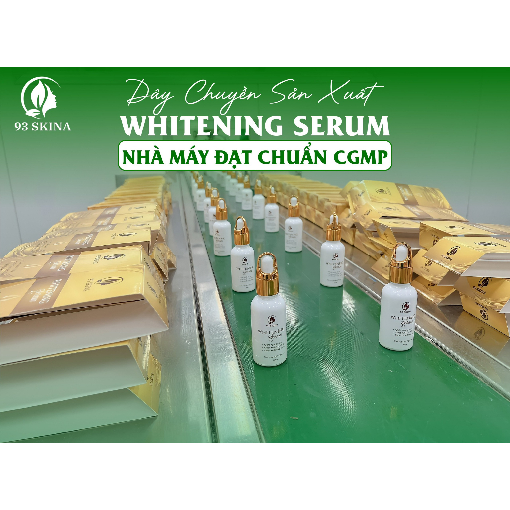 Serum dưỡng trắng da căng bóng Đánh Bay thâm Nám Tàn Nhang Dưỡng Da Trắng Sáng Tự Nhiên 93skina