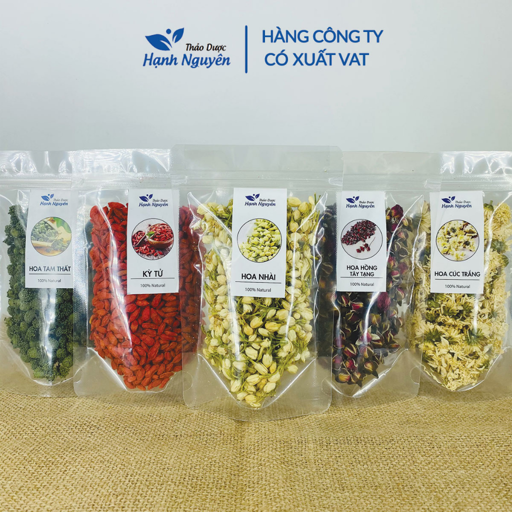 Trà tiền đình, bịch 50 túi lọc, giảm hoa mắt, chóng mặt, tăng cường lưu thông máu - Thảo dược Hạnh Nguyên