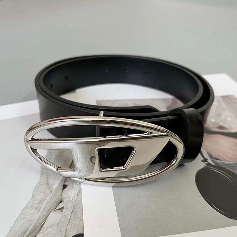 THẮT LƯNG CHỮ D  2 MÀU TRẮNG ĐEN PHONG CÁCH Y2K