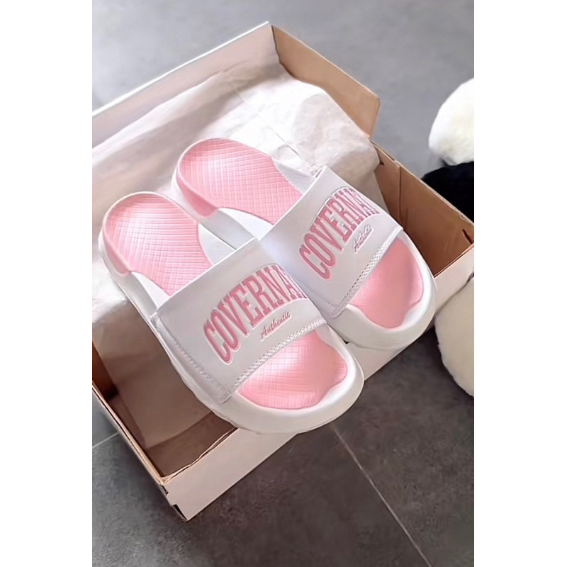 Dép Convenat hottrend 2023 màu hồng Dép covenat cong hồng