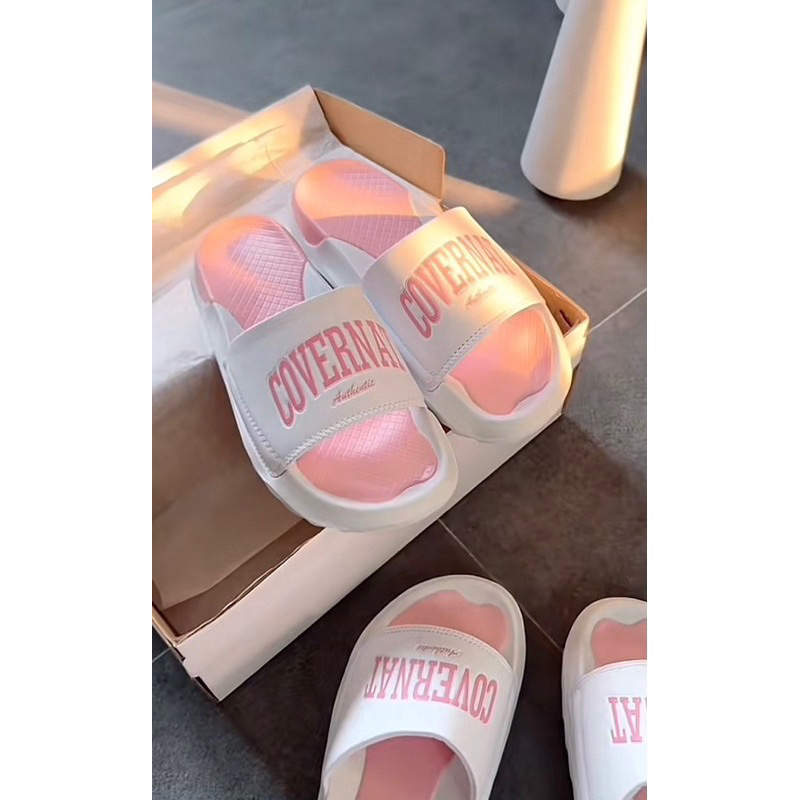 Dép Convenat hottrend 2023 màu hồng Dép covenat cong hồng