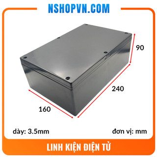 Hộp nhựa chữ nhật III 240x160x90mm