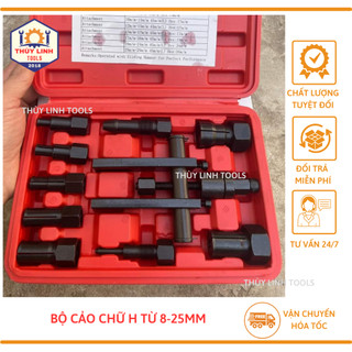 Bộ Cảo Bạc Đạn Chữ H Từ 8mm-25mm, Cảo Chữ H, Vam Cảo Bạc Đạn Thùy Linh Tools
