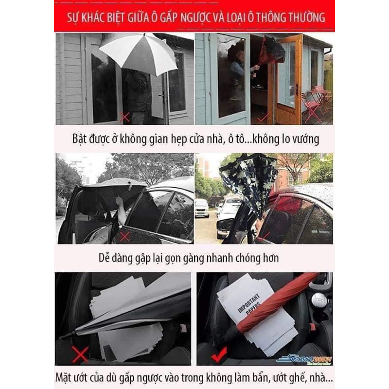 Ô gấp ngược thông minh