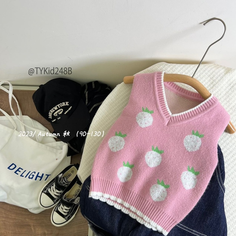 Quần áo trẻ em, Áo len cho bé, áo gile len nhiều hình đáng yêu cho bé 9-20kg A248 | Tiểu Yến KID