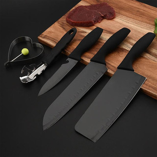 Bộ dao 5 món làm bếp Buck Black