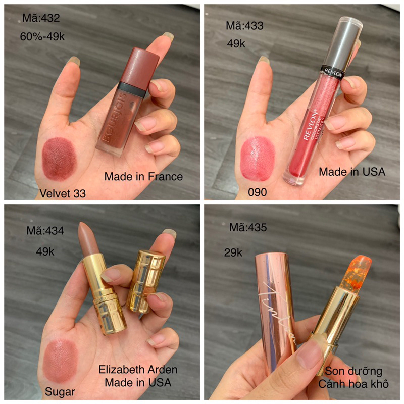 Son Tester/2hand Các Hãng Đủ Màu mã 432-435