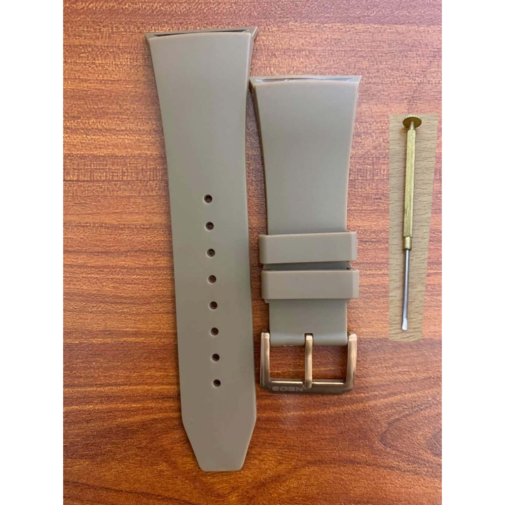 Dây Cao Su NEOS N40713M, N40704M, chuẩn hãng. . Dây đồng hồ NEOS cao su.