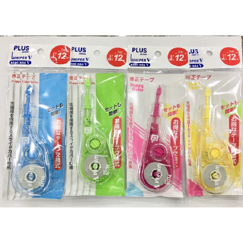 Băng xóa / Ruột xóa Plus dài Whiper V Happy Color WH – 105T - MÀU NGẪU NHIÊN