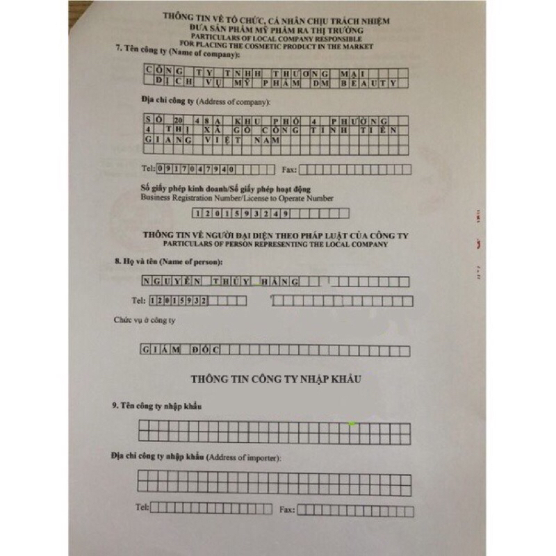 Kem Dưỡng Trắng mờ nám giảm mụn căng bóng 9-1 Retinol Cream MH Beauty Cream