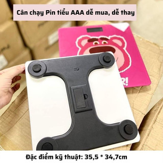 Cân Điện Tử Gấu Dâu 3 in 1