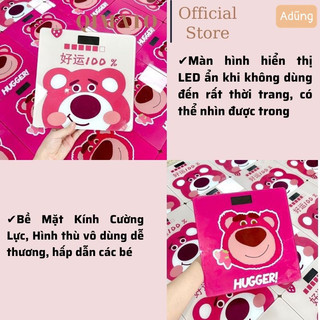 Cân Điện Tử Gấu Dâu 3 in 1