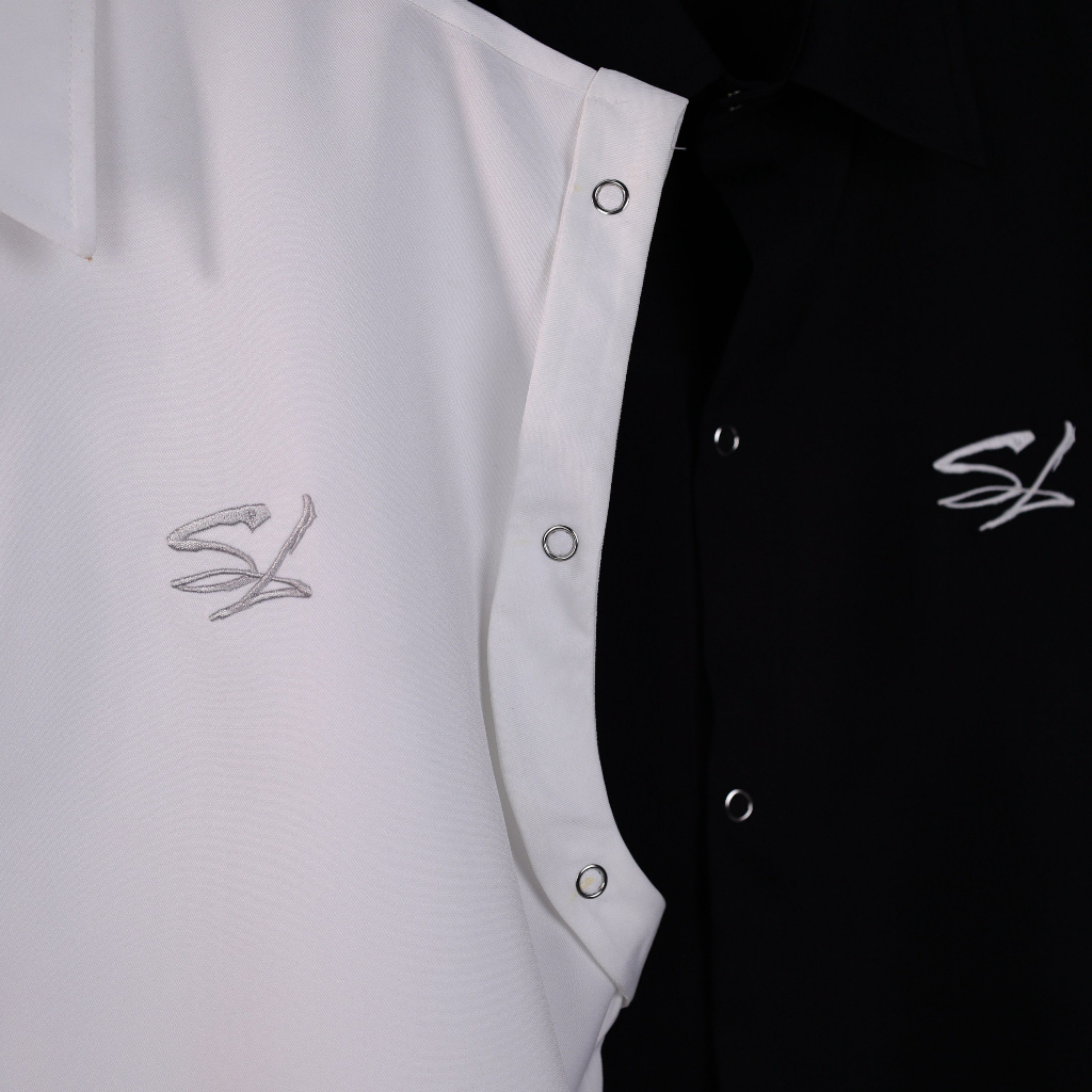 Áo Sơmi 2in1 Silas Caven Ráp Tay Nút Bấm Tay Rời Unisex Thoáng Mát, Năng Động, Trẻ Trung