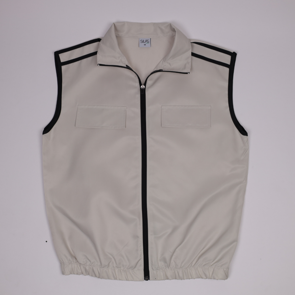 Áo Gile Silas Bepo Khóa Kéo Unisex Dù Thoáng Mát, Năng Động
