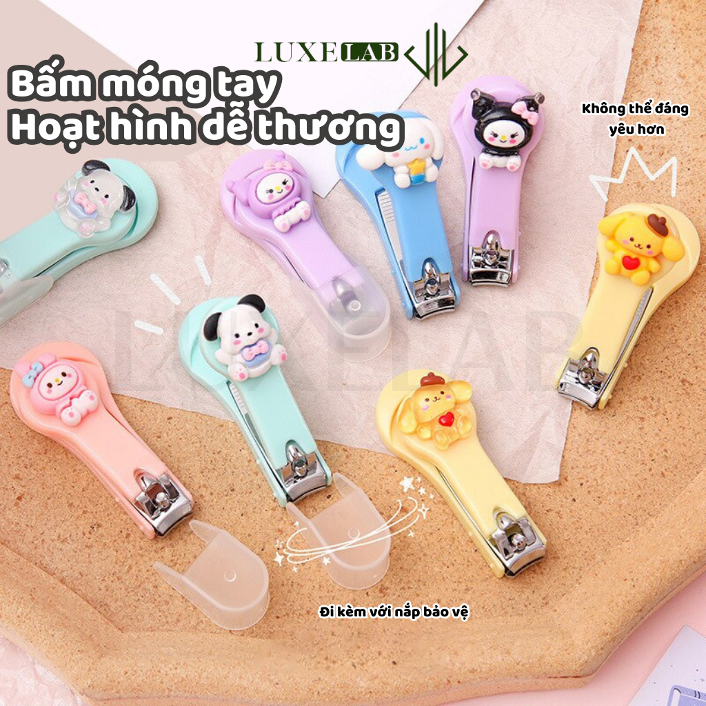 Bấm Móng Tay Cho Bé Hoạt Hình 3D Đáng Yêu, Siêu Bén LUXELAB 12487