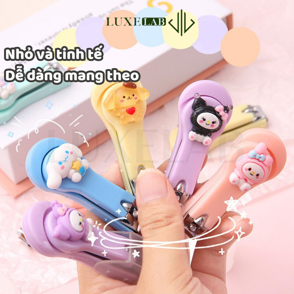 Bấm Móng Tay Cho Bé Hoạt Hình 3D Đáng Yêu, Siêu Bén LUXELAB 12487