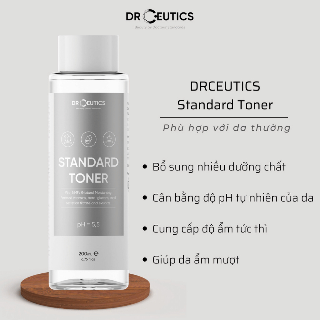 Basic Toner & Standard Toner Cấp Ẩm Cần Bằng Da DrCeutics