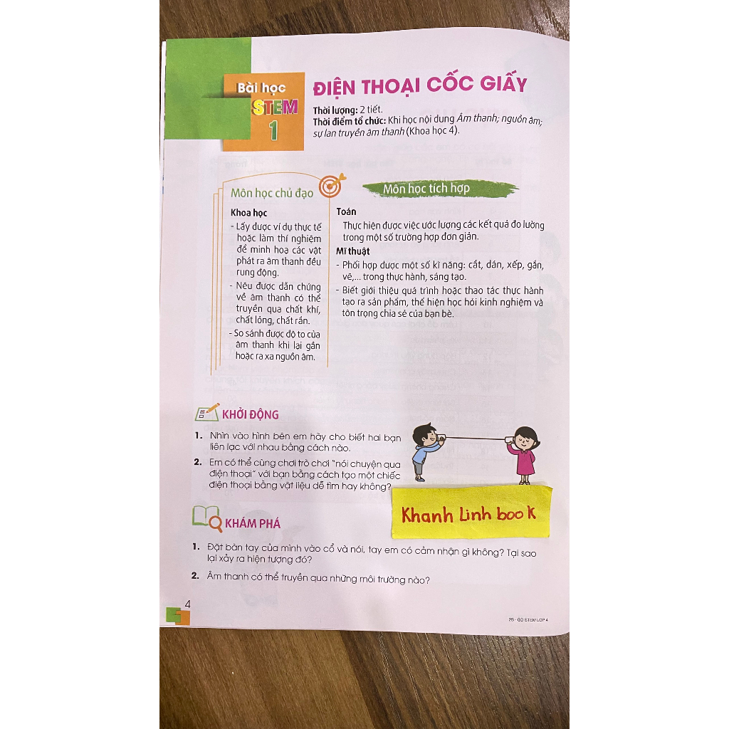 Sách - Giáo dục STEM lớp 4