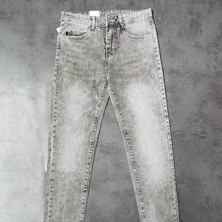 quần bò jean nam dài xám đen trơn mẫu basic đẹp dễ phối đồ,form tôn dáng chất jean co giãn thoải mái giá tốt