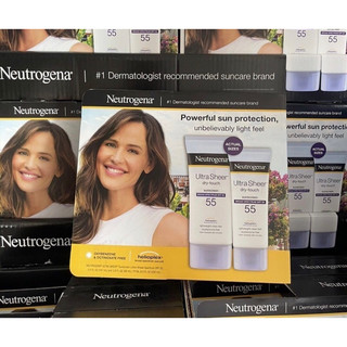 🌝🏖[HSD 07/2026] Set kem chống nắng kiềm dầu Neutrogena Ultra Sheer Dry touch SPF 55 của Mỹ 147ml và88ml🏝🌝