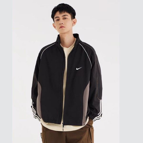 Áo khoác dù Nike phối màu cao cấp đôi nam nữ phong cách unisex chất dù 2 lớp dày dặn form rộng hàng chính hãng M79 Gem
