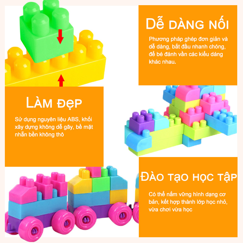 250 Miếng Đồ Chơi Khối Tương Thích Tự Làm Đồ Chơi Kết Hợp Câu Đố Sáng Tạo Cho Trẻ Em Khoảng 500g