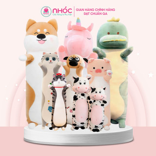 Thú bông gối ôm nhiều kiểu dáng kích thước, nhồi bông cao cấp - NHÓC