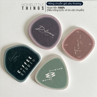 Miếng lót ly, cốc làm bằng đá thấm hút nước