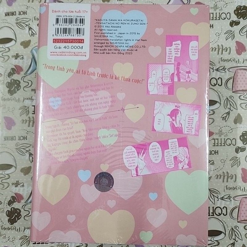 Kaguya cuộc chiến tỏ tình tập 14 nguyên seal + set bookmark
