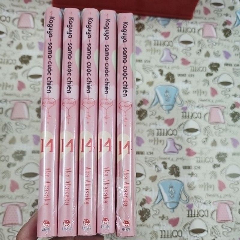 Kaguya cuộc chiến tỏ tình tập 14 nguyên seal + set bookmark