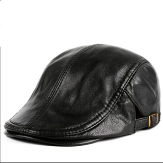 Mũ beret da bò thật cao cấp có chỉnh size 55-60 cm