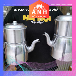 Phin cafe nhôm 100g và 200g - Phin cafe có ấm lớn - Dụng cụ pha cà phê