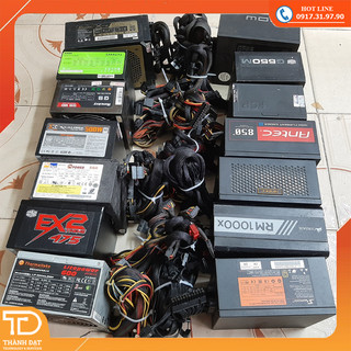 Nguồn pc công suất thực 500w 550w 600w 650w 700w 750w 800w 1000w có nguồn phụ 6pin 8pin cho card vga