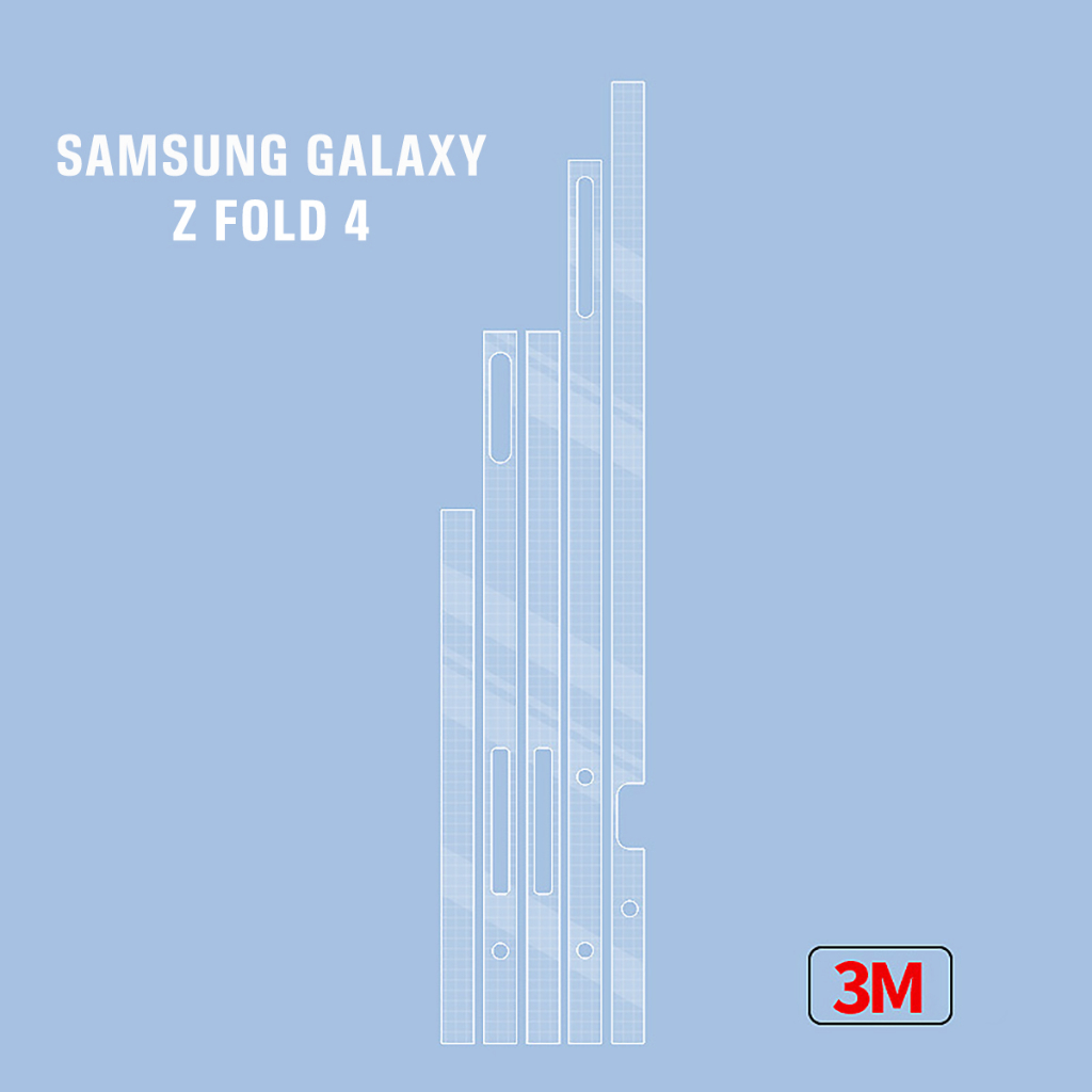 Dán viền Samsung Galaxy Z Fold 4 - Dán bảo vệ khung viền Samsung Z Fold 4 - 2 Bộ dán viền