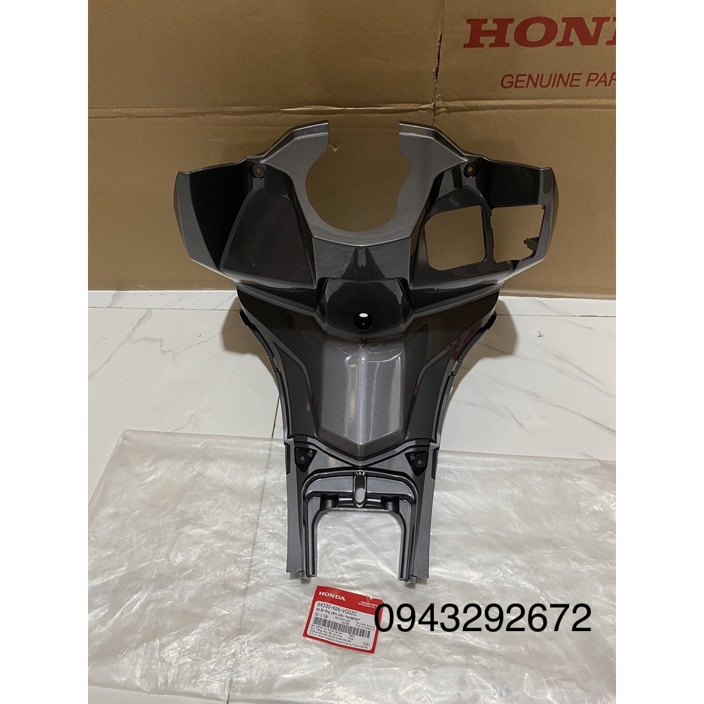 Ốp Ổ Khóa (Ốp Ống Yếm Chính) Air Blade 125 (2017 > 2018) Xám Đen *NHB83M* Honda (64330K66VG0ZC)