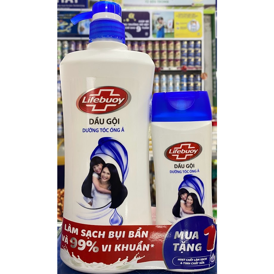 Dầu gội Lifebuoy 640g + tặng kèm 140g