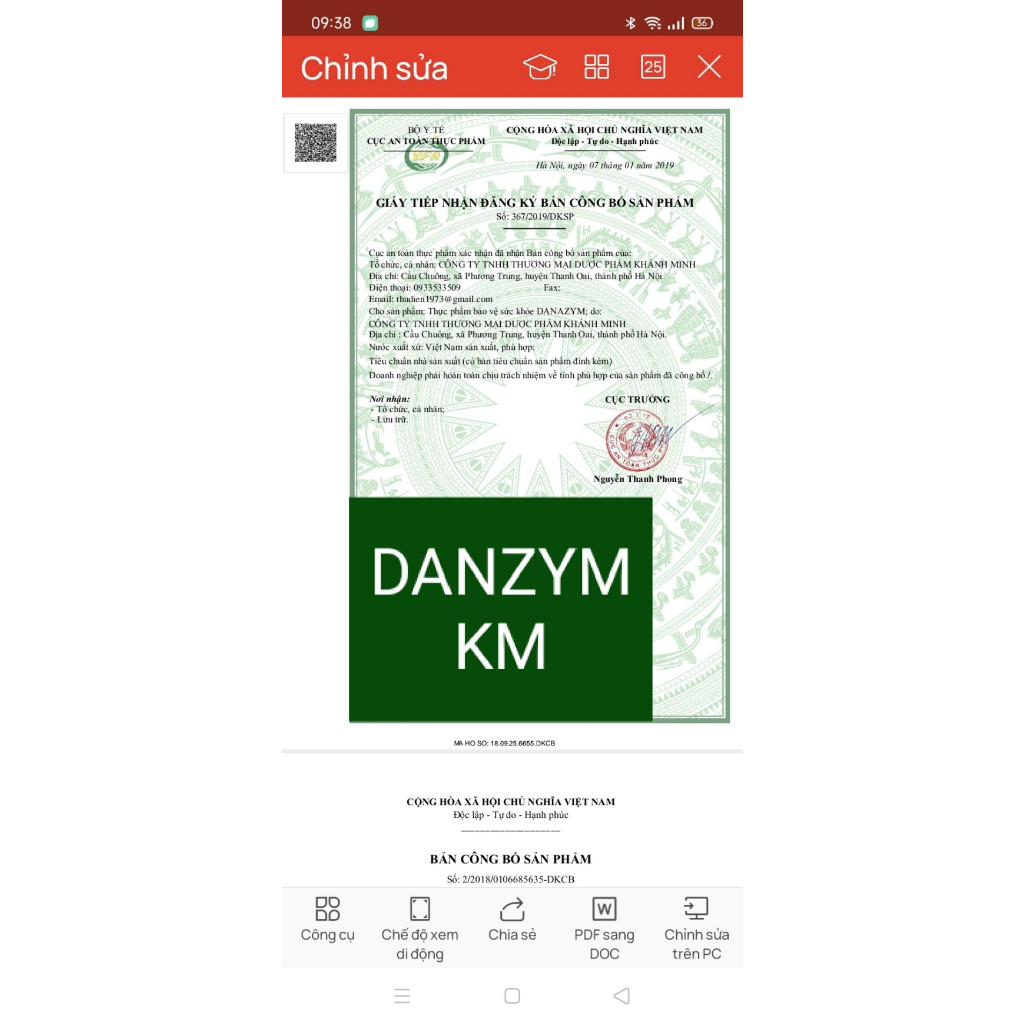 Viên uống DANAZYM 10 MG HỘP 100 VIÊN Hỗ trợ giảm sưng phù nề do viêm họng, chấn thương phần mềm