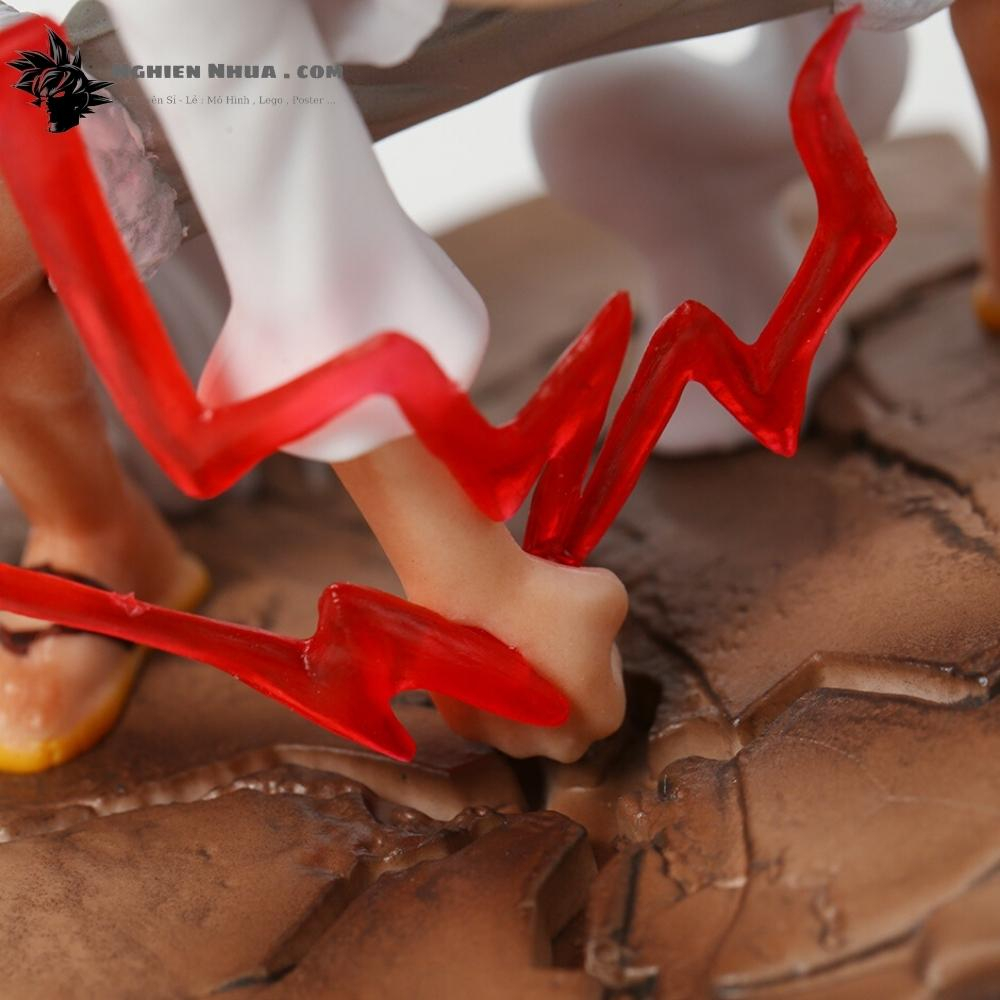 Mô Hình OnePiece Luffy nika gear 5 trạng thái chiến đấu siêu ngầu cao 15.5cm nặng 350g , Figure OnePiece - có vỏ hộp màu