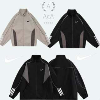 Áo khoác dù Nike phối màu cao cấp đôi nam nữ phong cách unisex chất dù 2 lớp dày dặn form rộng hàng chính hãng M79 ACAA