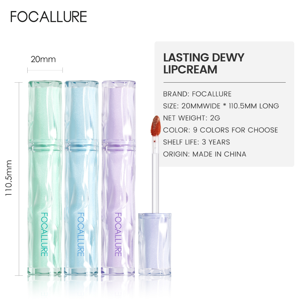 FOCALLURE Son Tint Siêu Căng Bóng Mọng Nước Lâu Trôi