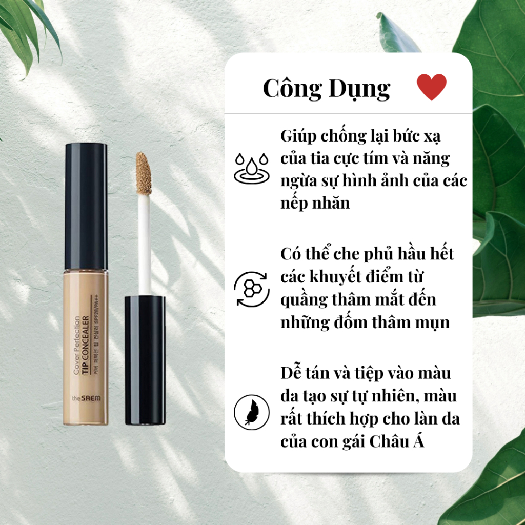CHE KHUYẾT ĐIỂM COVER PERFECTION TIP CONCEALER