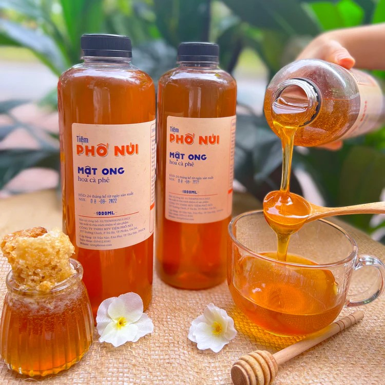 2 Lít Mật Ong Hoa Cà Phê Nguyên Chất Tiệm Phố Núi