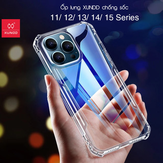 [Hỏa Tốc HCM] Ốp lưng XUNDD iPhone 15/ 15 Plus/ 15 Pro/ Max/ 14/ 14 Pro/ Max/ 13/ 12/ 11 Series (BEETLE SERIES)-Trong
