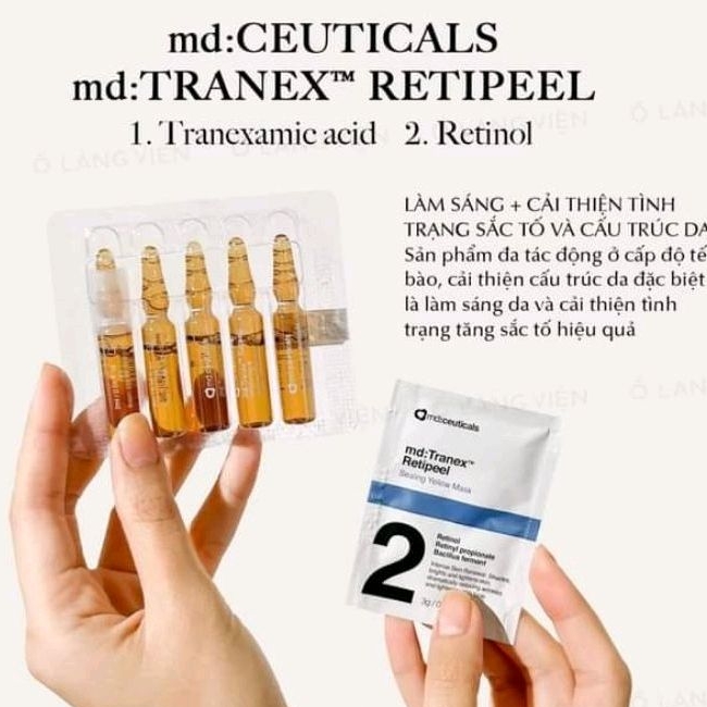 Thay da sinh học 𝗣𝗘𝗘𝗟 MD:Ceuticals 𝗧𝗥𝗔𝗡𝗘𝗫𝗔𝗠𝗜𝗖 𝗔𝗖𝗜𝗗 & 𝗥𝗘𝗧𝗜𝗡𝗢𝗟